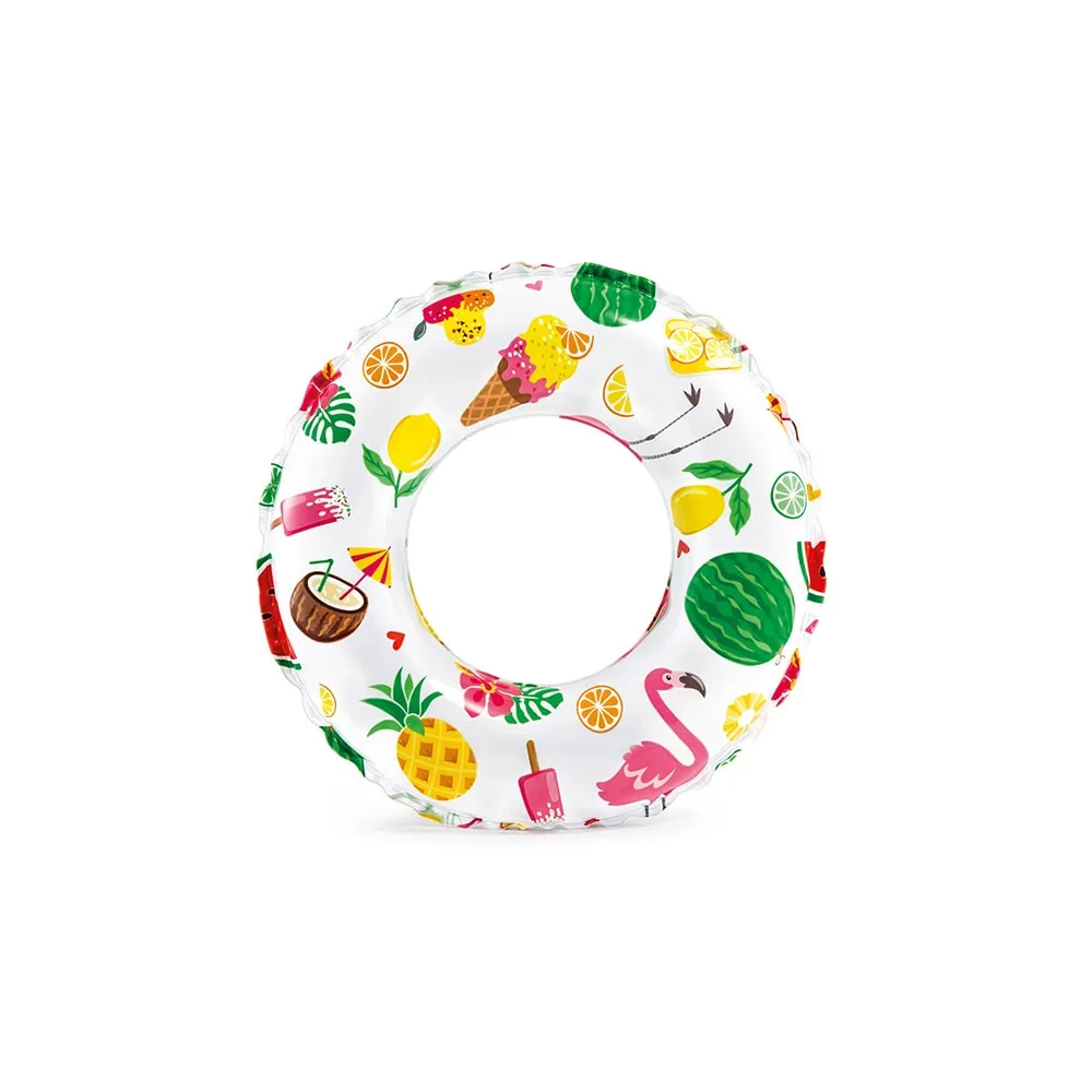 游泳水泡 (隨機顏色) Lively Print Swim Ring (Random color)