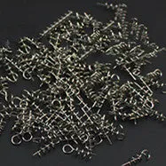 100pcs/lot Soft Bait Spring Lock Pin Crank Hook & Soft Bait Connector Fixed Pins Latch Pin Fishing Accessories Tackle