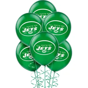 12" New York Jets NFL Printed Latex Balloons