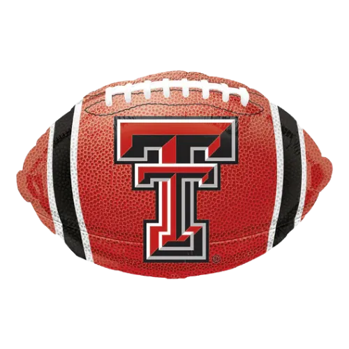 17" Anagram Texas Tech College Football Foil Balloon (Discontinued) | Buy 5 Or More Save 20%