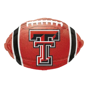 17" Anagram Texas Tech College Football Foil Balloon (Discontinued) | Buy 5 Or More Save 20%