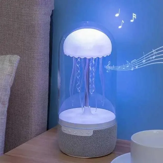 3 In 1 Creative Colorful Jellyfish Lamp Bluetooth-compatible Speaker Ellyfish Speaker With Lights For Home Office