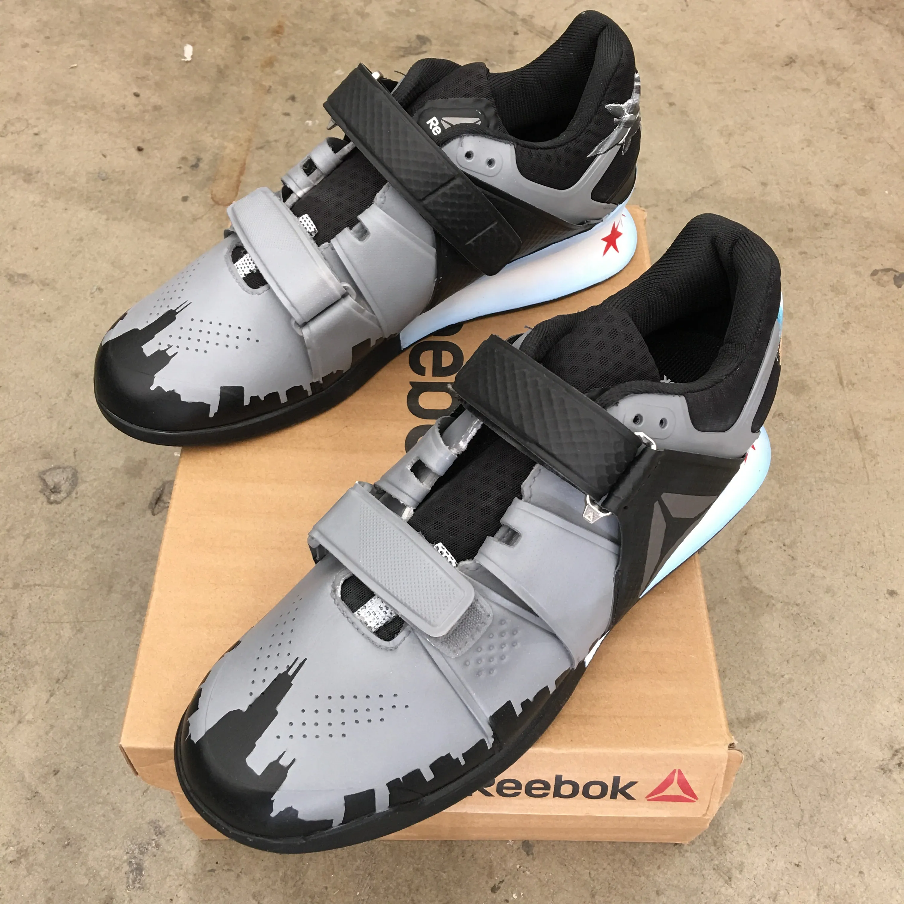 3 pairs Of Custom Painted Reebok Legacy Lifters - Custom Order