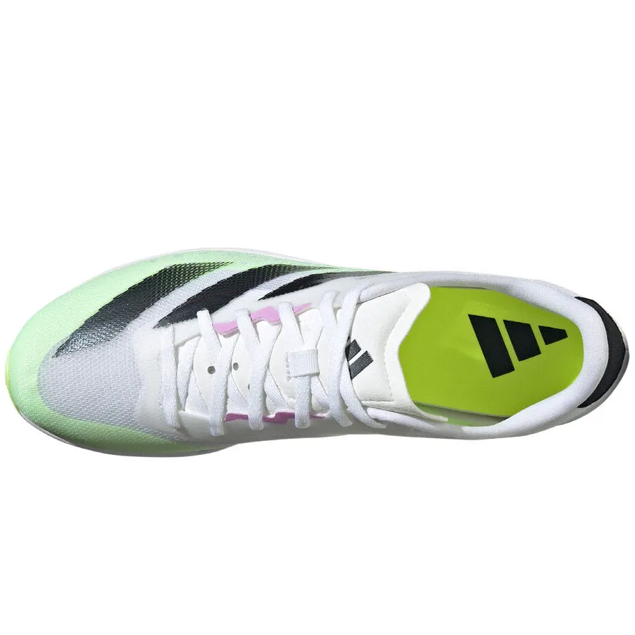 adidas Distancestar Running Spikes Cloud White / Core Black / Green Spark