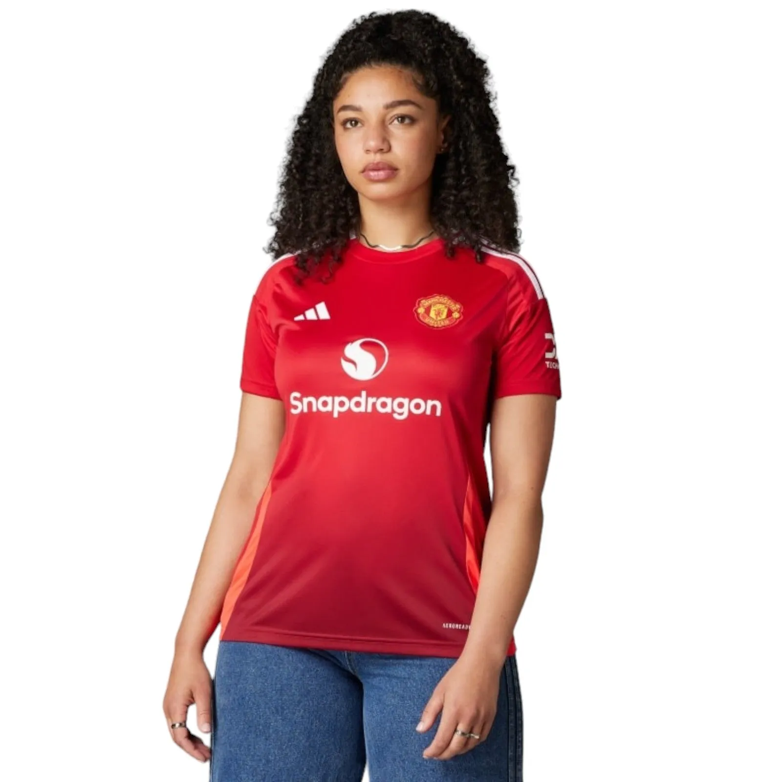 adidas Manchester United 2024/25 Womens Short Sleeved Home Jersey