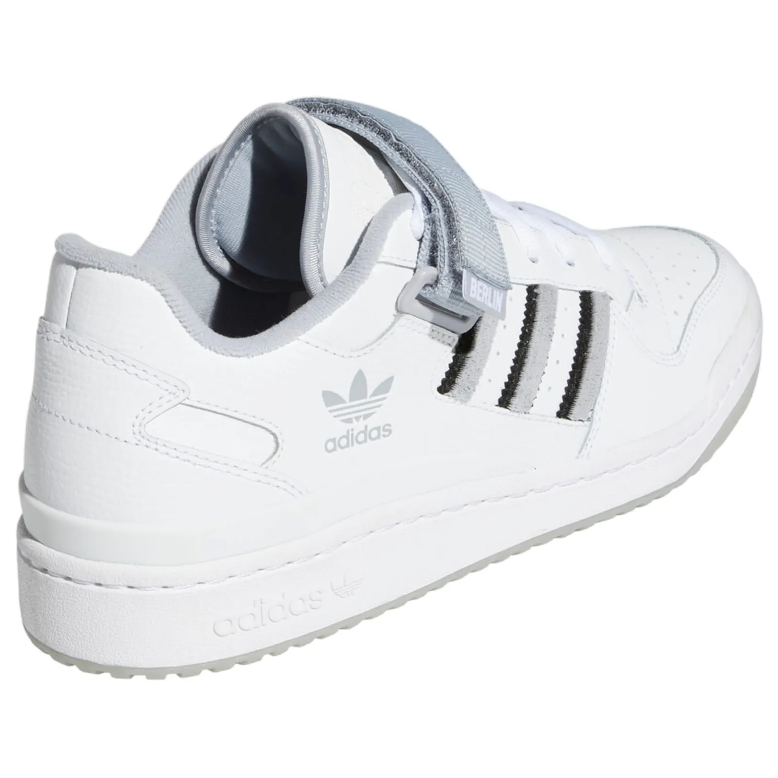 adidas Originals Unisex Forum Low Berlin Trainers - Cloud White / Halo Silver