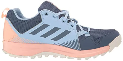 adidas outdoor Women's Terrex Tracerocker Trail Running Shoe, TECH Ink/TECH Ink/Glow Pink, 7.5 M US