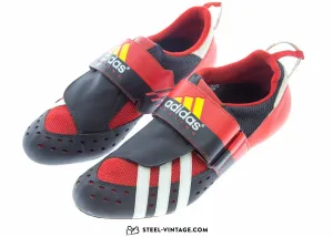 Adidas Tridynamic Red and Yellow Cycling Shoes NOS 42 2/3