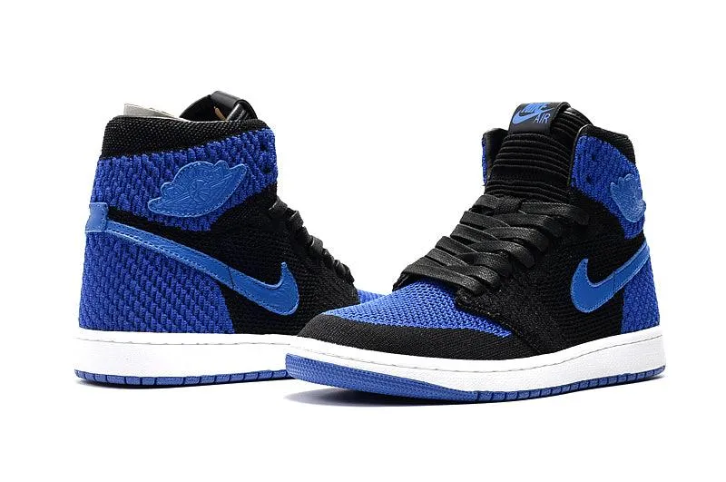 Air Jordan 1 Flyknit “Royal” Black/Game Royal-White