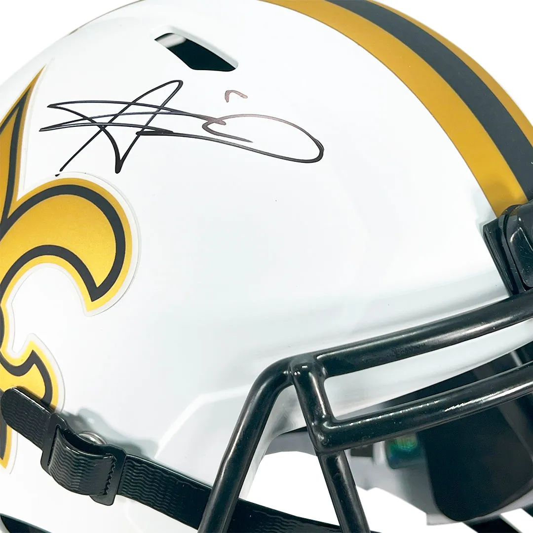 Alvin Kamara Signed New Orleans Saints Lunar Eclipse Speed Full-Size Replica Football Helmet (Beckett)