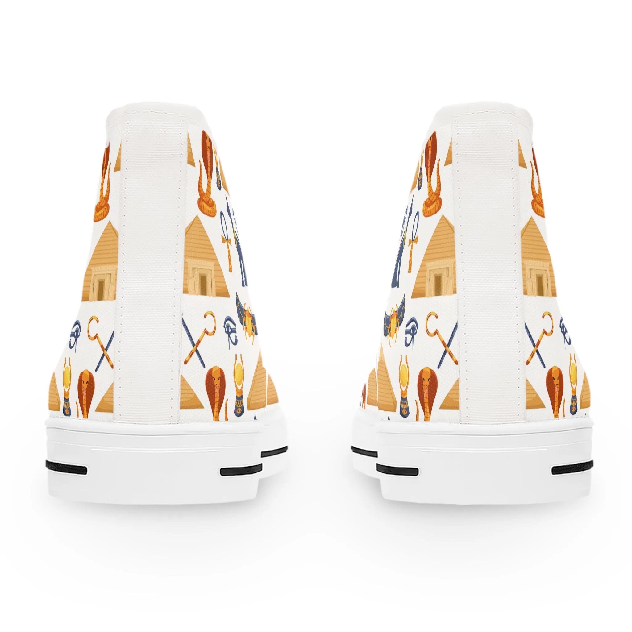 Ancient Egyptian Theme Women's High Top Sneakers