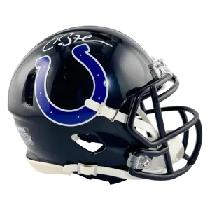 Antoine Bethea Signed Indianapolis Colts Alt 2023 Speed Mini Football Helmet (JSA)