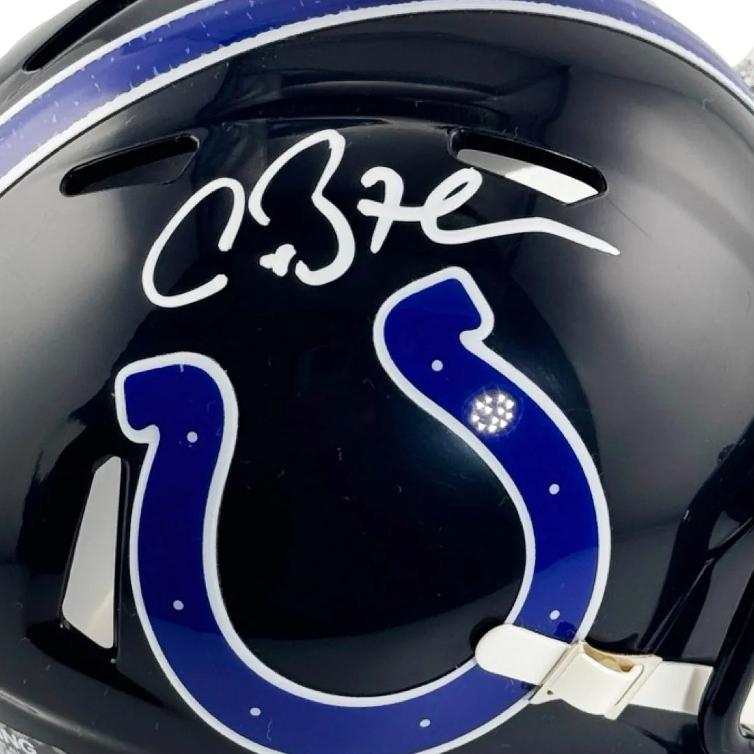 Antoine Bethea Signed Indianapolis Colts Alt 2023 Speed Mini Football Helmet (JSA)