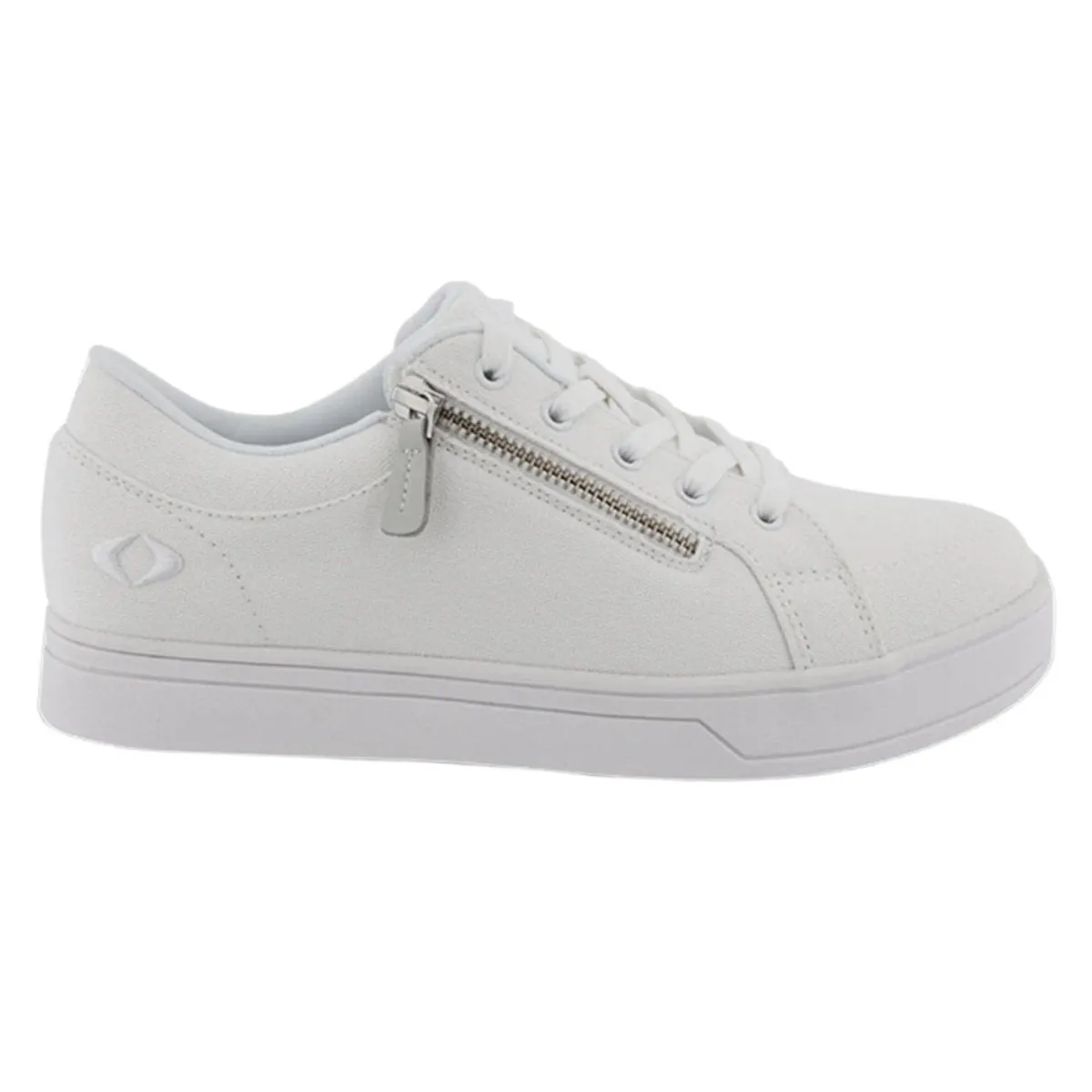 Apex X2410W Women's Blutcher Canvas Zip In White