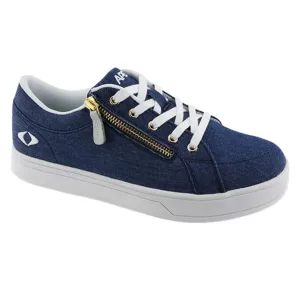 Apex X2440W Women's Blutcher Canvas Zip In Navy