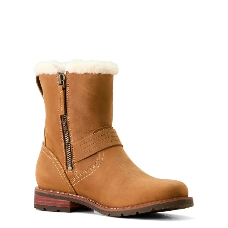 Ariat Savannah Sherpa Waterproof Ladies Boot - Carmel Tan