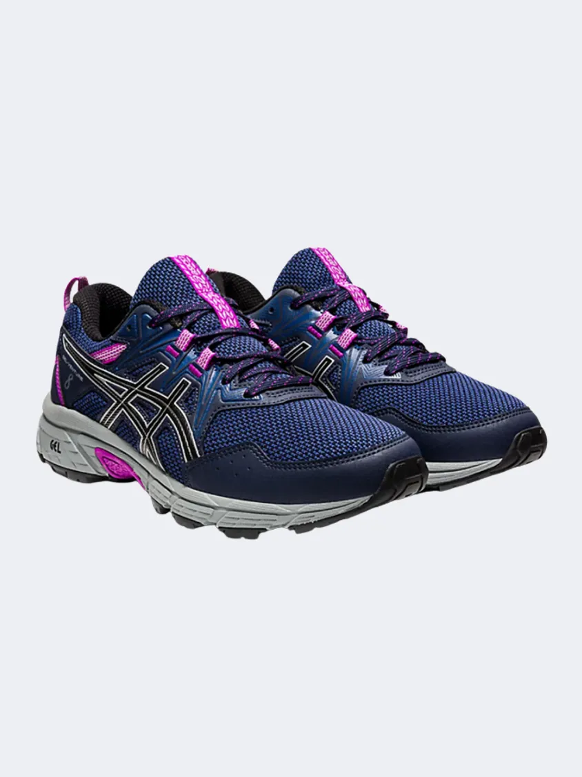 Asics Gel-Venture 8 Women Running Shoes Navy/Silver