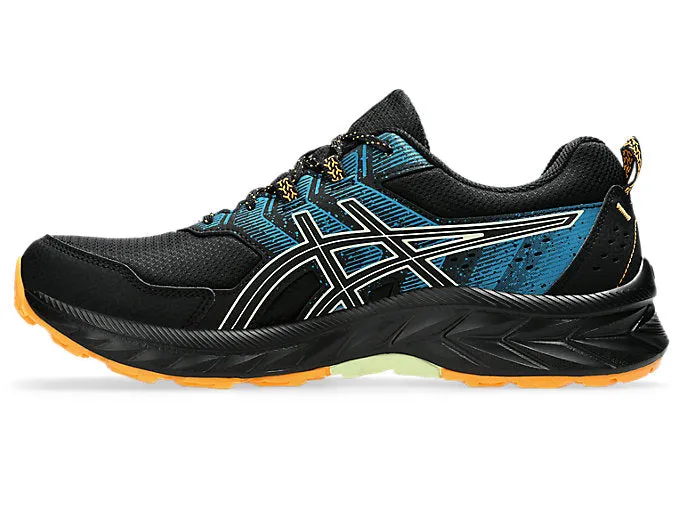 ASICS MEN'S GEL VENTURE 9 BLACK/MINT RUNNING SHOES