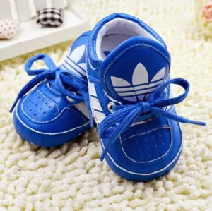 Baby Prewalker Anti-Skid Shoes - Adidas Blue