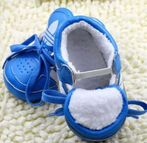 Baby Prewalker Anti-Skid Shoes - Adidas Blue