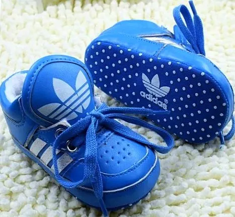 Baby Prewalker Anti-Skid Shoes - Adidas Blue