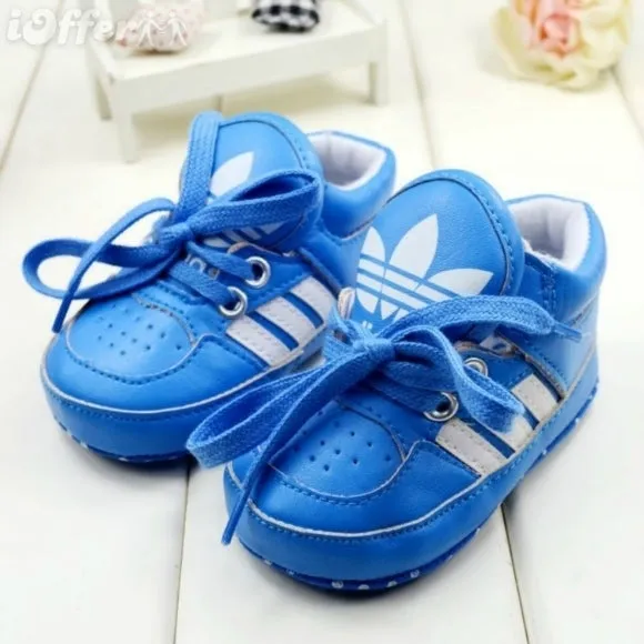 Baby Prewalker Anti-Skid Shoes - Adidas Blue