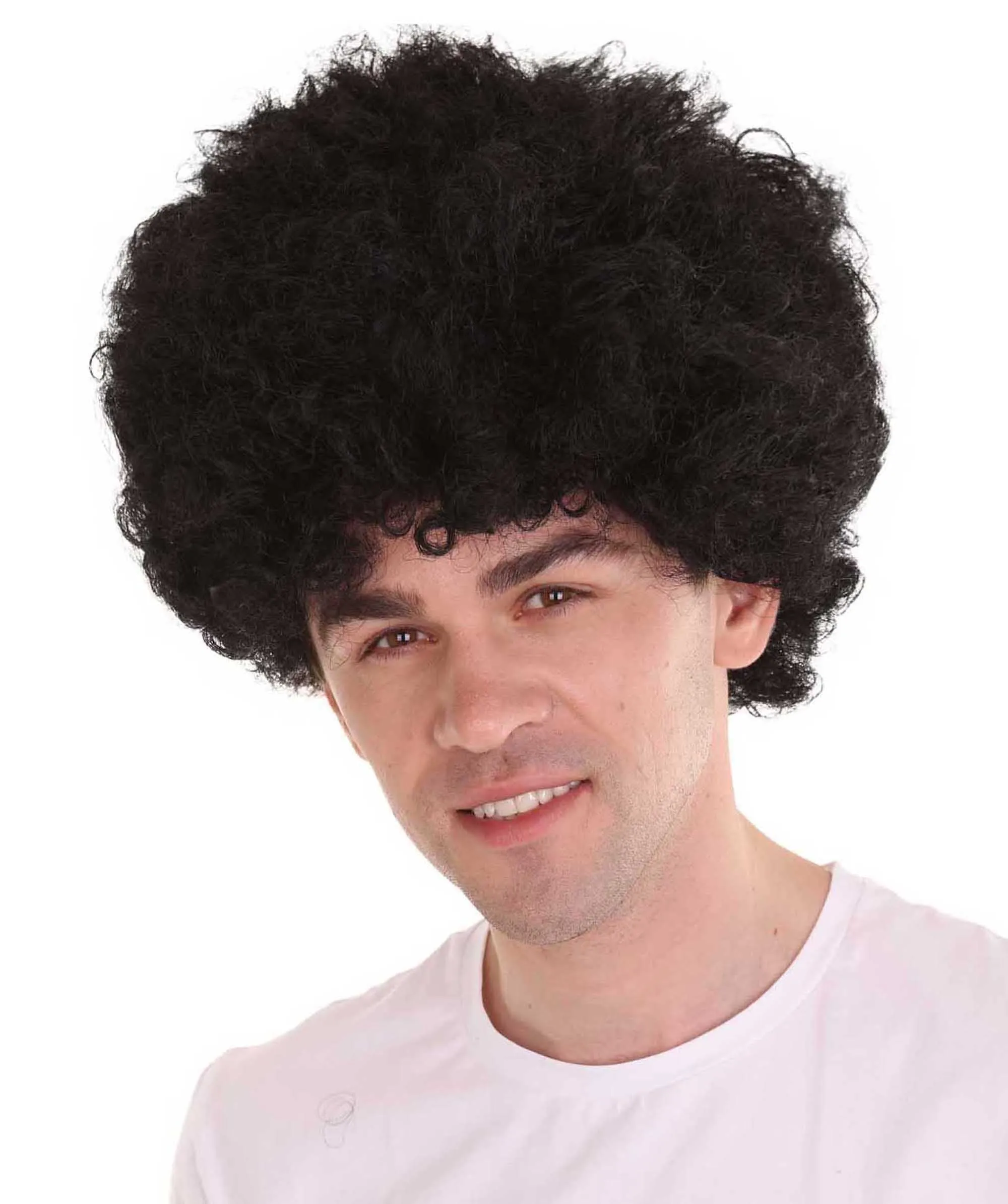 Black  Unisex Afro Wig | Super Size Jumbo Sport Wig