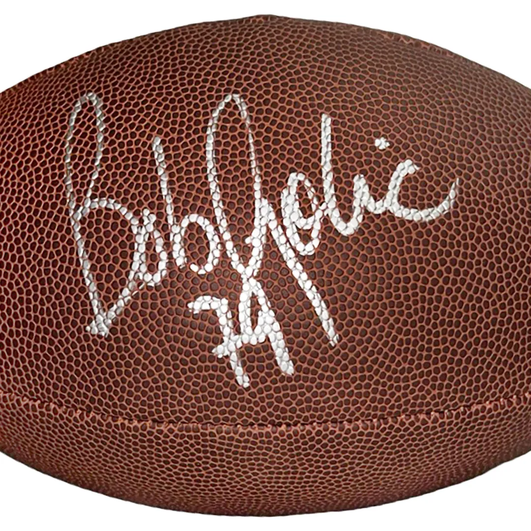 Bob Golic Signed Wilson Official NFL Replica Football (JSA)