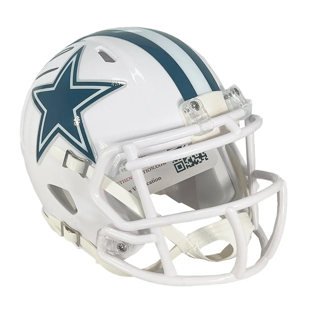 Brandin Cooks Signed Dallas Cowboys Alt 2022 Speed Mini Football Helmet (JSA)