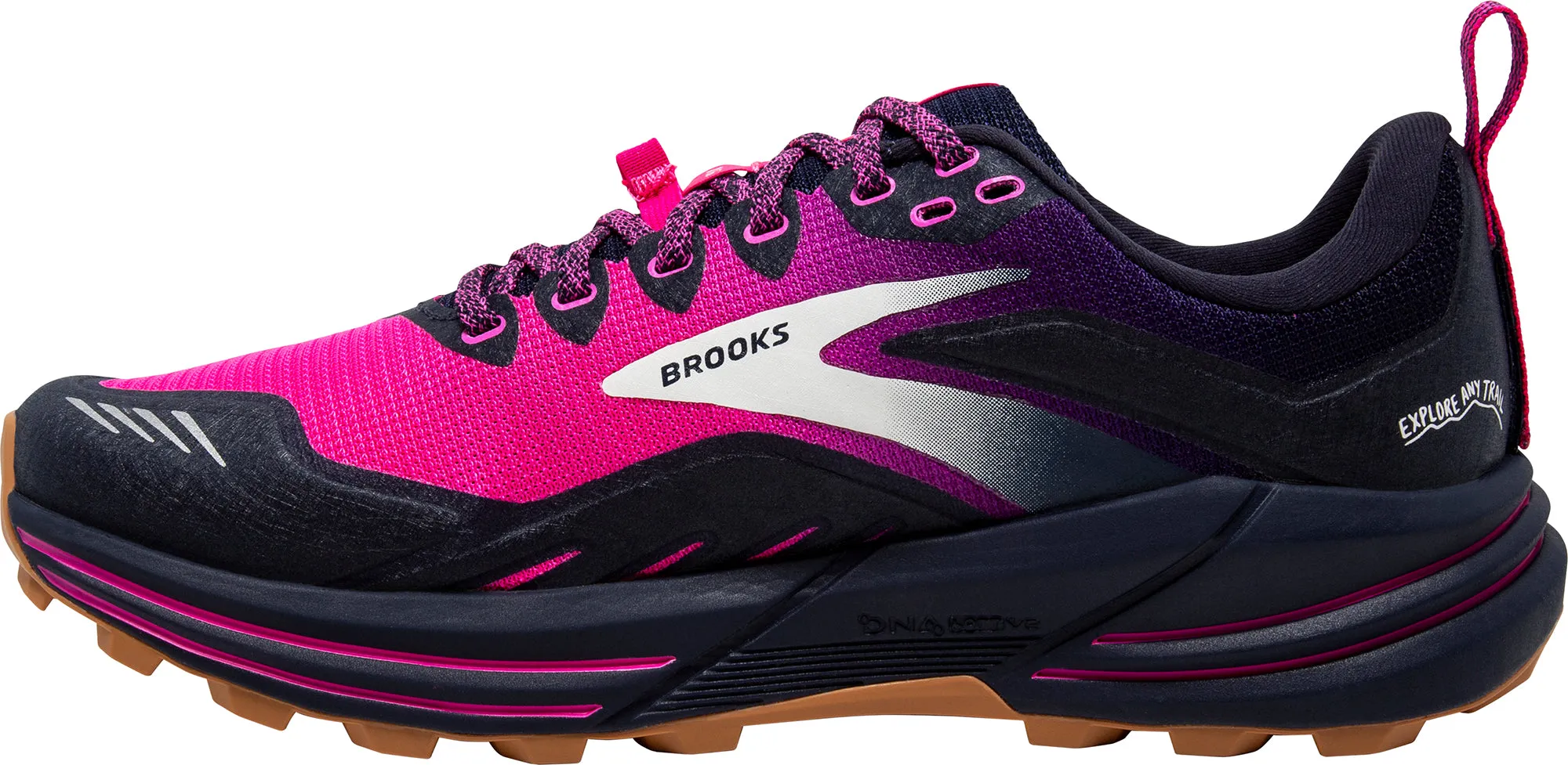 Brooks Cascadia 16 Womens Trail Running Shoes - Navy