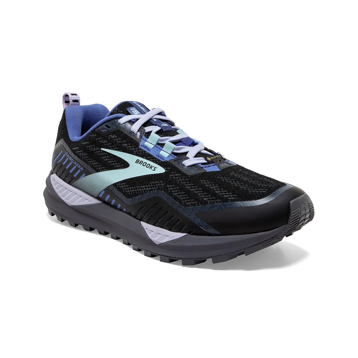 Brooks Cascadia GTX 15 Womens | Black/marlin/blue