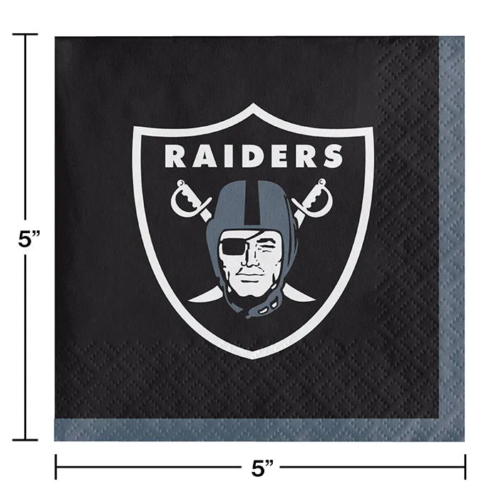 Bulk Las Vegas Raiders Beverage Napkins (192 per Case)