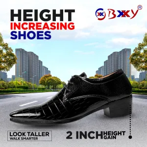 BXXY Men's Height Increasing Wedding Wear Premium Shoes