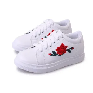 canvas shoes cute flower