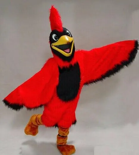 Cardinal Red Birds Mascot Costumes Adult Carnival Party Cosplay Suit