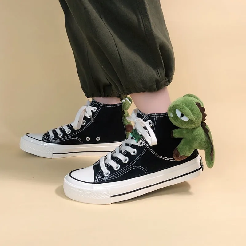 Chained Dino High Tops