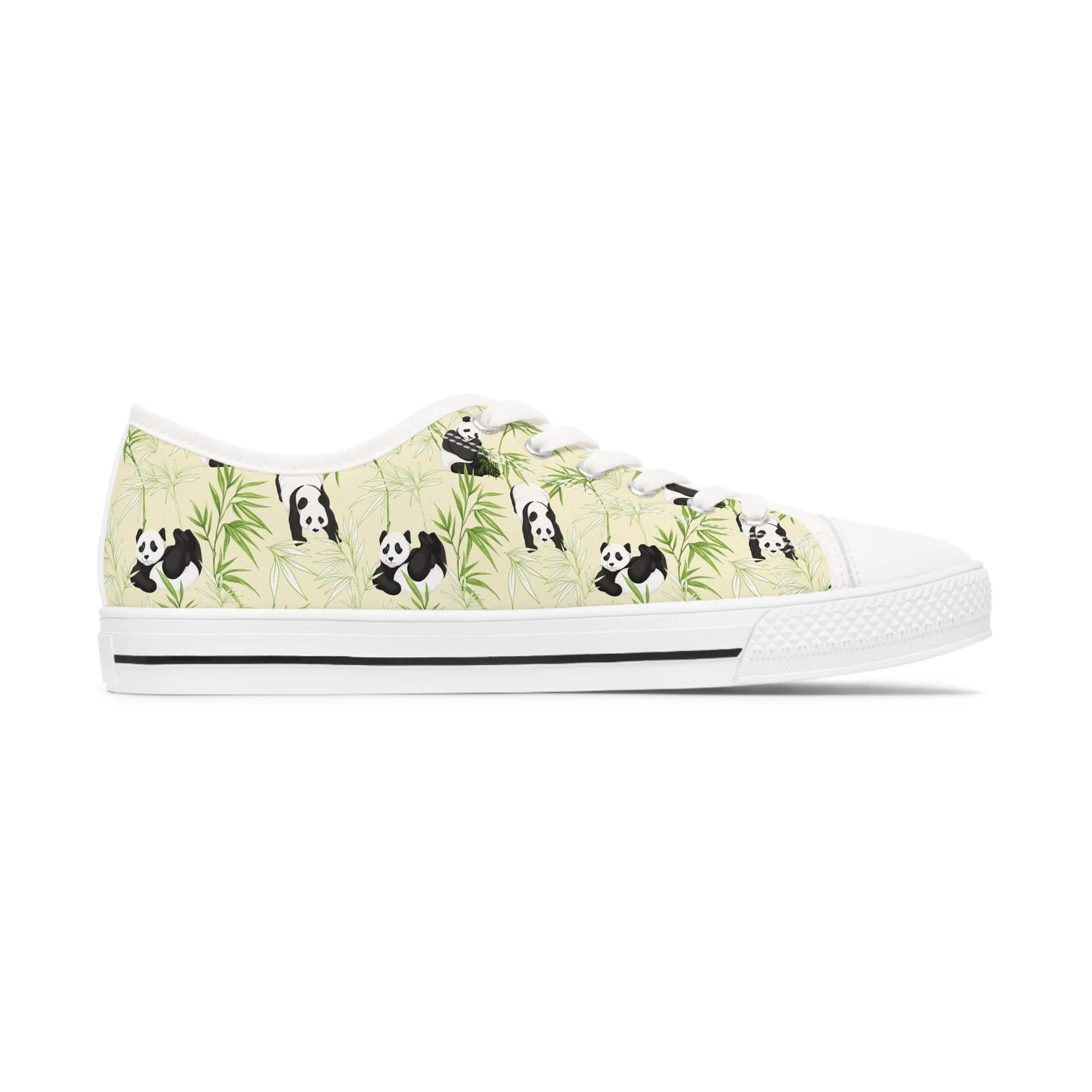 Chinese Panda Women's Low Top Sneakers