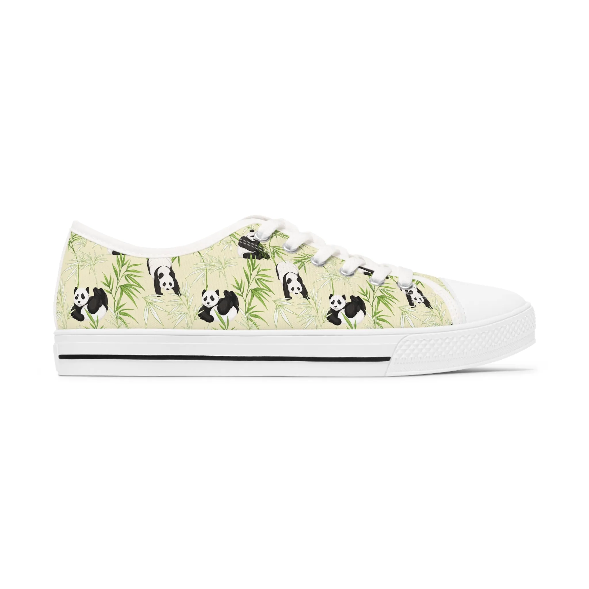 Chinese Panda Women's Low Top Sneakers