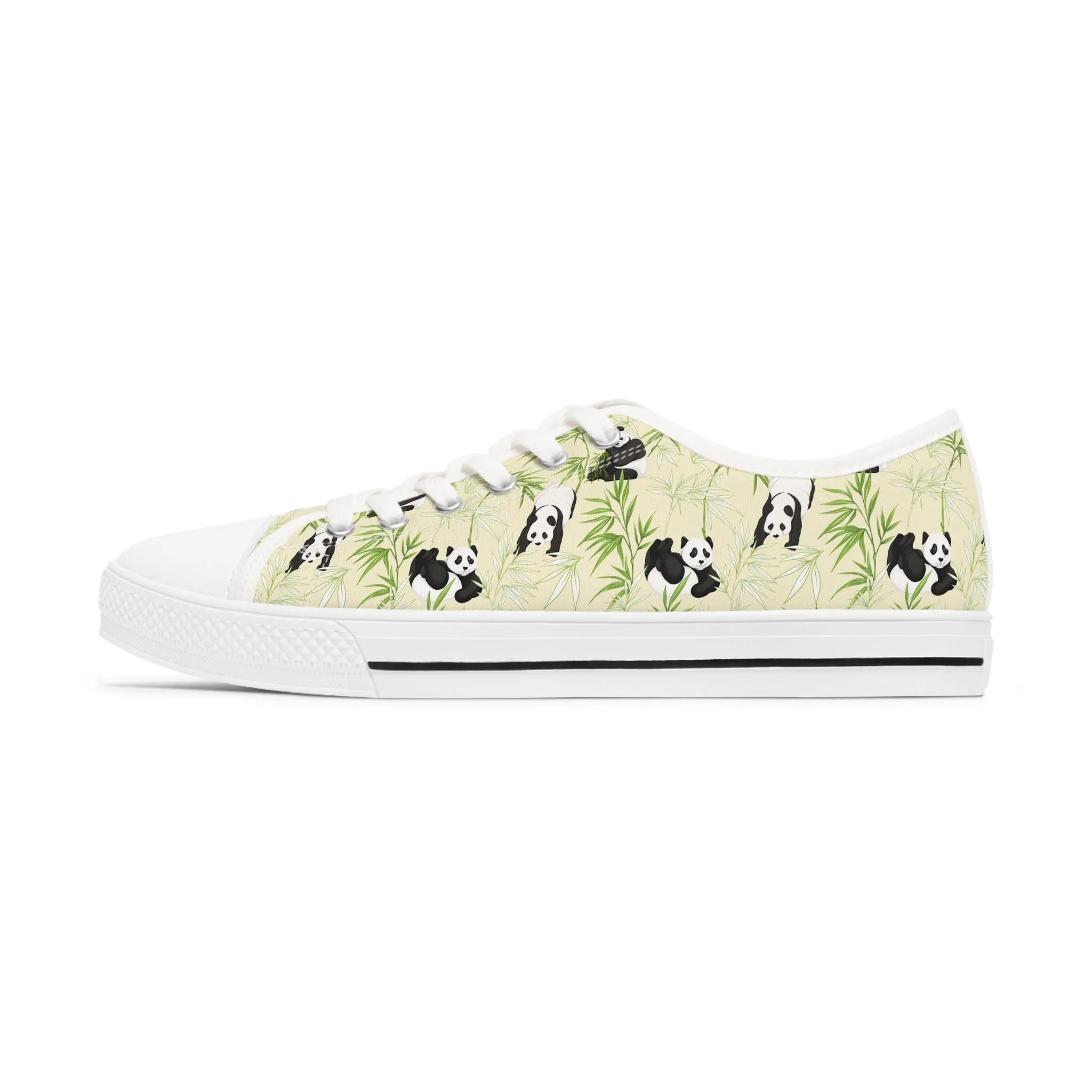 Chinese Panda Women's Low Top Sneakers