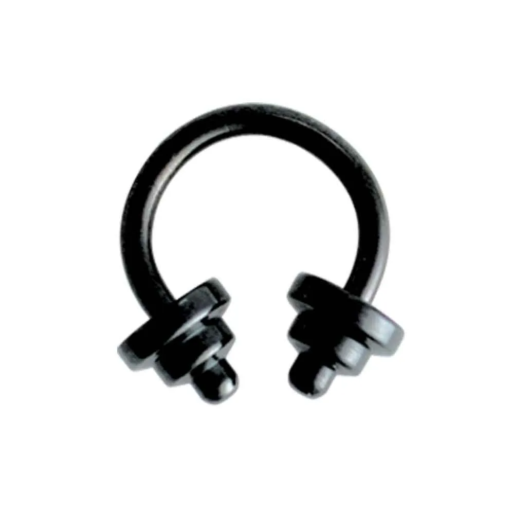 Circular Barbell Blackline w Dumbbell