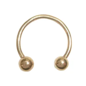 Circular Barbell Gold 18kt