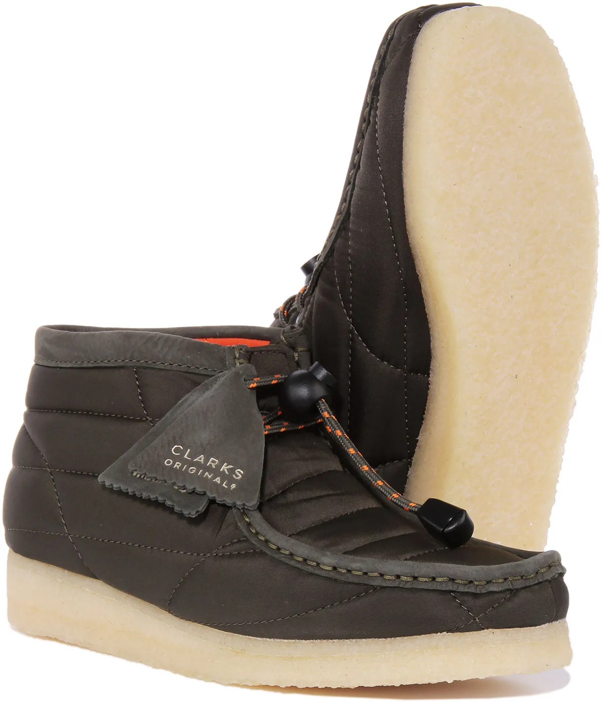 Clarks Originals Wallabee Bt In Khaki For Women