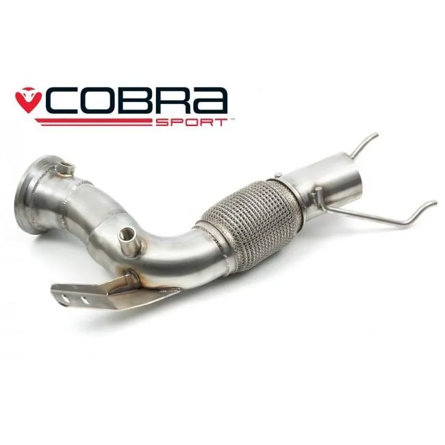 Cobra Exhausts - Mini (Mk3) JCW (F56) Sports Cat / De-Cat Downpipe Performance Exhaust