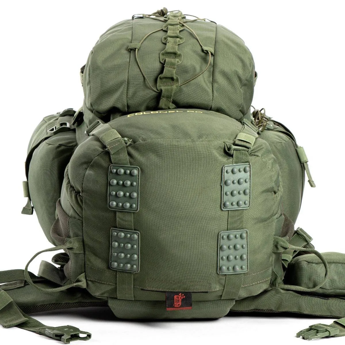 Colonel Series Rucksack   Detachable Day Pack & Rain Cover - 80 Litres- Army Green