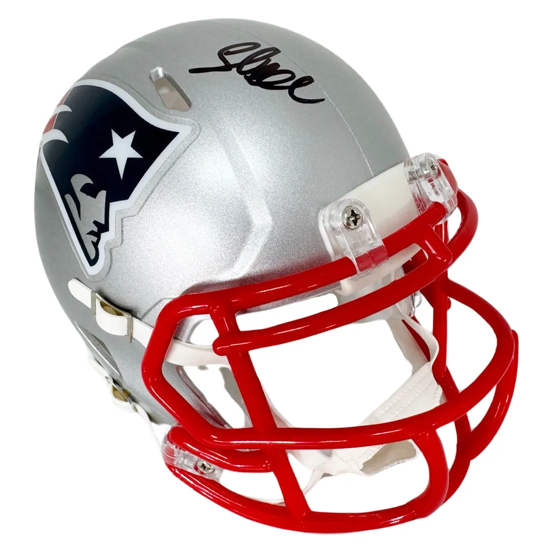 Corey Dillon Signed New England Patriots Speed Mini Football Helmet (Beckett)