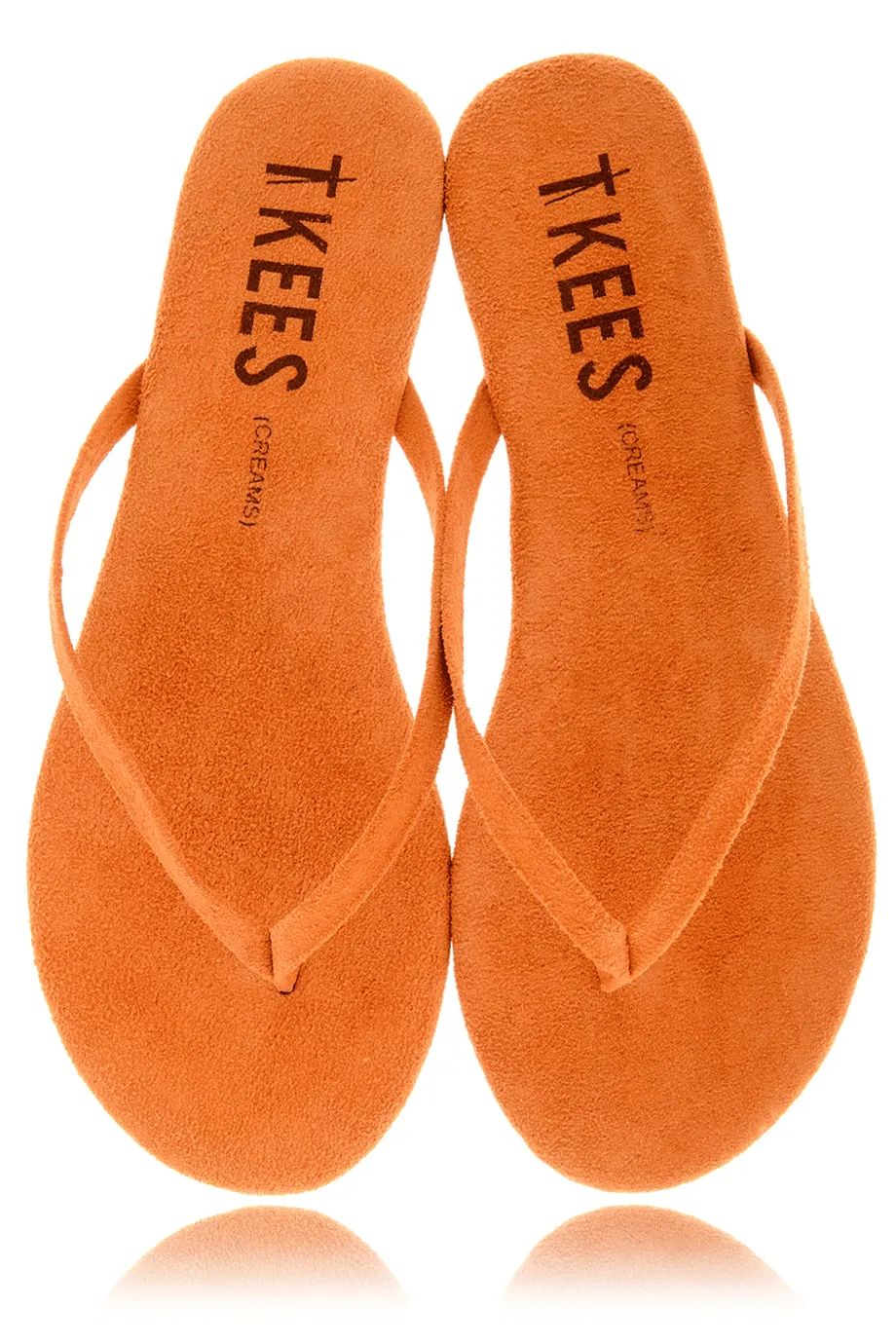 CREAMS Apricot Suede Thong Sandals