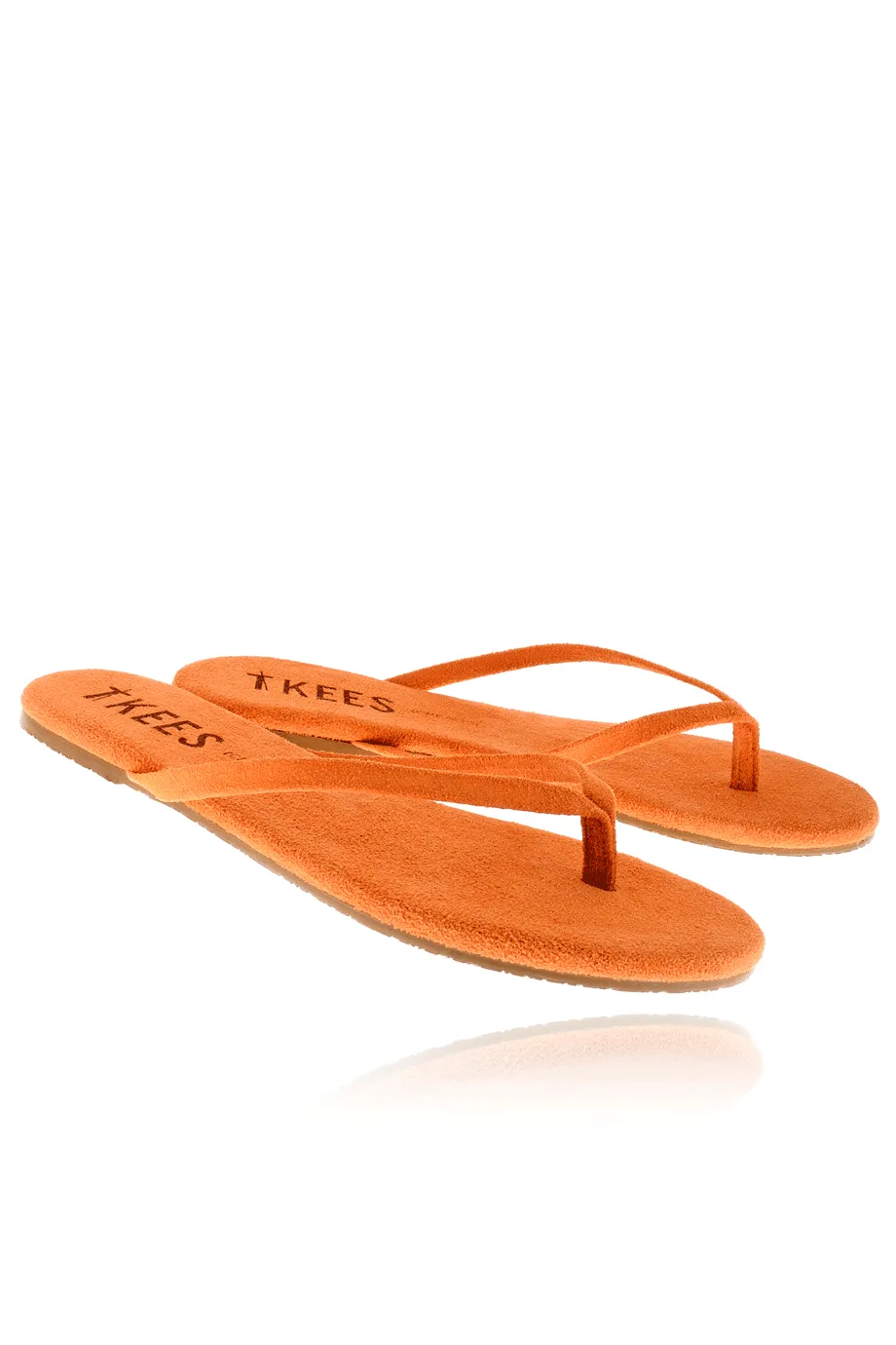 CREAMS Apricot Suede Thong Sandals