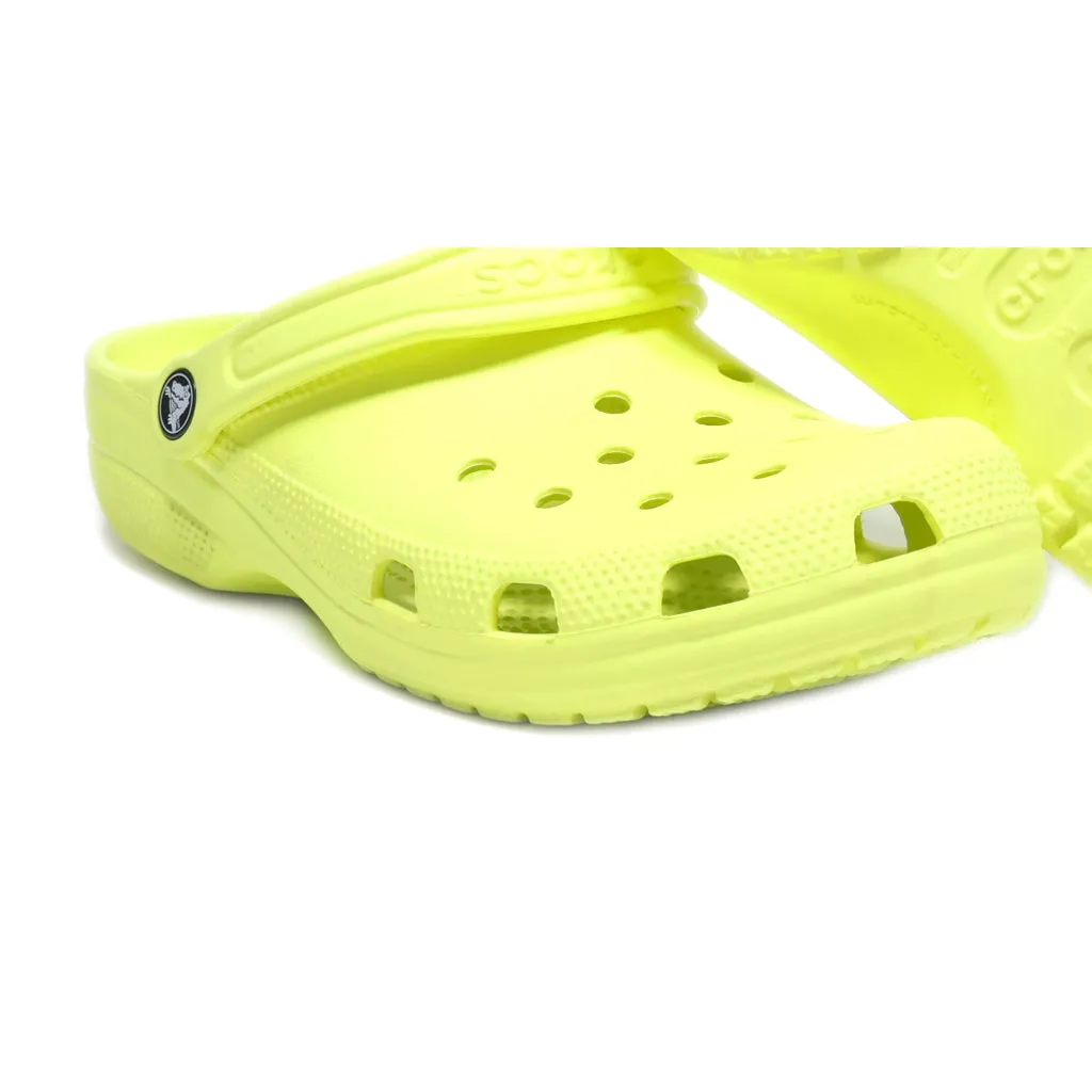 Crocs Classic Clogs Rubber Green Colour For Men