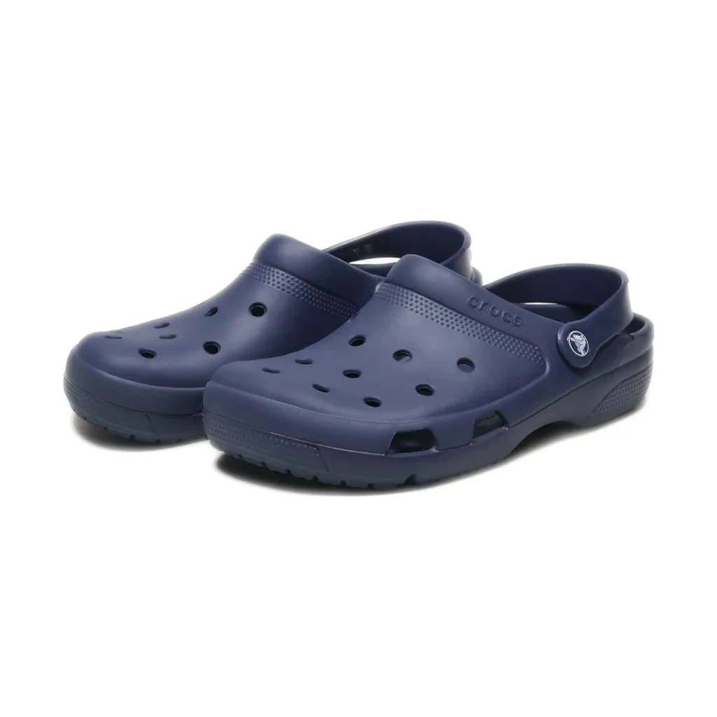 Crocs Classic Coast Clogs Rubber Blue Colour For Men