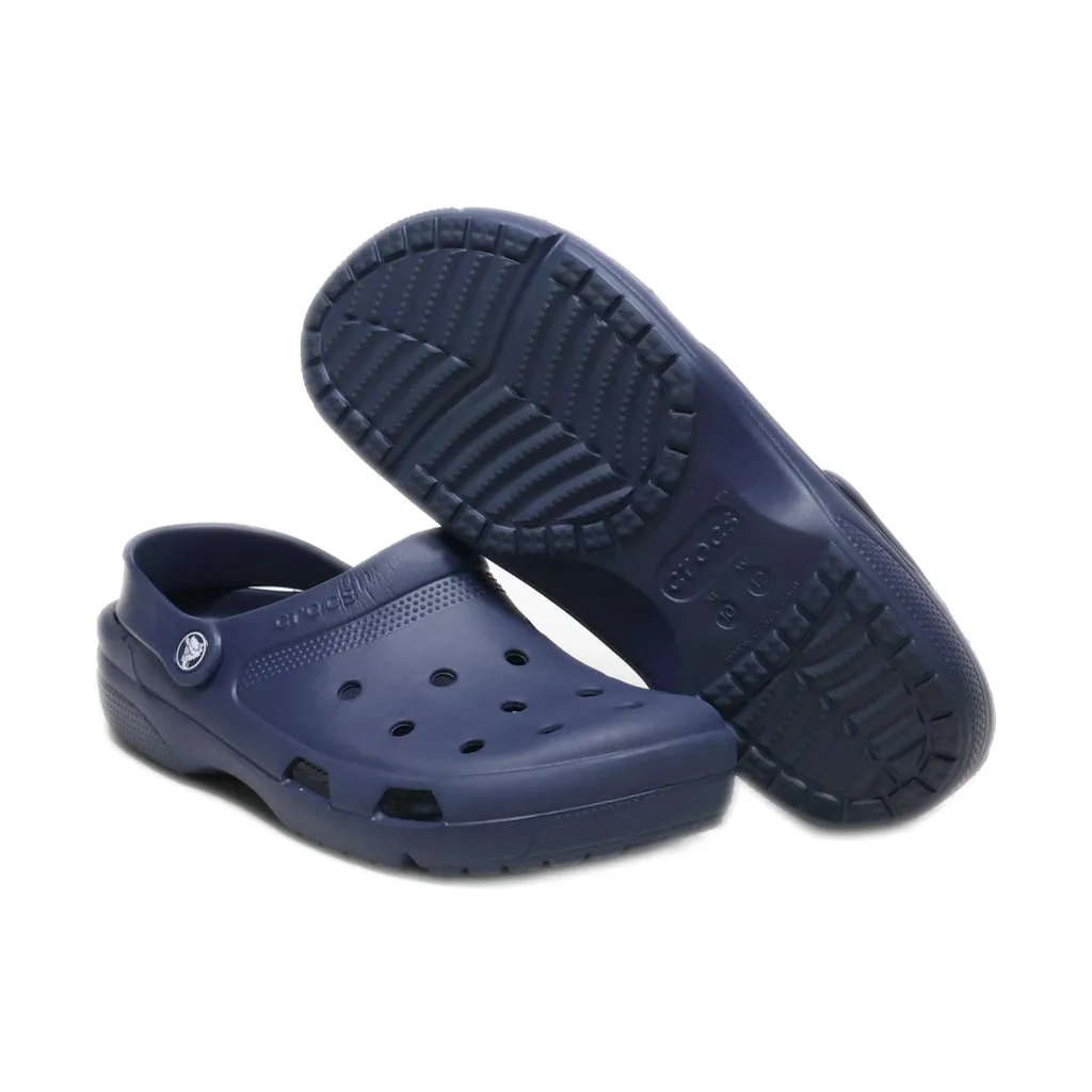 Crocs Classic Coast Clogs Rubber Blue Colour For Men